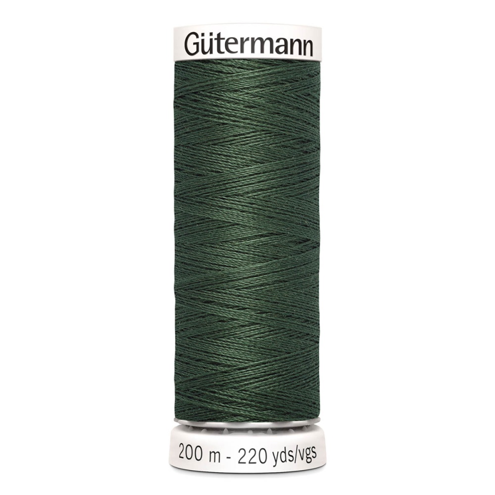 Нить Sew-All 100/200 м для всех материалов, 100% полиэстер Gutermann (164, коричнево-серый)
