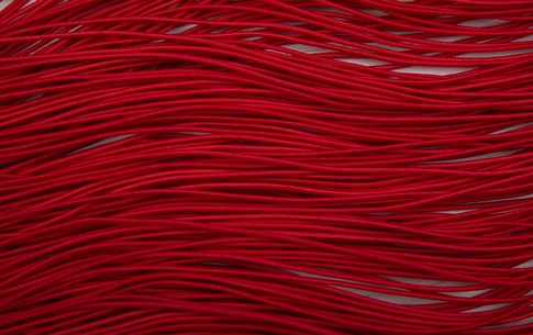 Резина шляпная 1,5мм цветная  (11, красный)