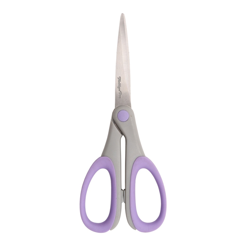 Ножницы для дома и офиса, 18,5 см/7,25', мягкие ручки SOFT, светло-фиолетовый, Hobby&Pro