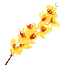 Орхидея искусственная 100см (желтый)