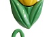 Пуговица, Тюльпан (48092) 18мм  (3, желтый)