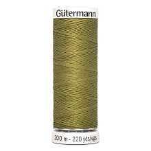 Нить Sew-All 100/200 м для всех материалов, 100% полиэстер Gutermann (397, травянистый)