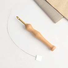 Игла для вышивания, для ковровой техники, d = 5 мм, с нитевдевателем, цвет...