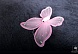Украшения для штор (капрон) Бабочка №5879 средняя  (7, розовый)