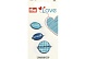 Эмблемы Handmade Prym Love, металл/пластик, синий, упак./3 шт., Prym
