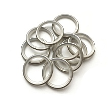 Кольцо тихое металлическое для карнизов d40мм (уп=10шт)  (сатин)