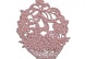 Декоративный элемент 'Корзина с цветами', хлопок, 60 мм*70 мм, упак./2 шт. (3, розовый)