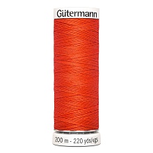Нить Sew-All 100/200 м для всех материалов, 100% полиэстер Gutermann (155, кирпичный)