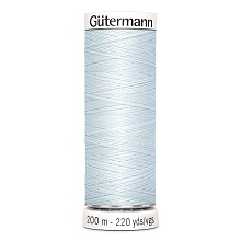 Нить Sew-All 100/200 м для всех материалов, 100% полиэстер Gutermann (193, св.голубой)