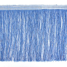 Бахрома люрекс №6676 20см  (121, голубой)