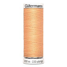 Нить Sew-All 100/200 м для всех материалов, 100% полиэстер Gutermann (979, св.персиковы...