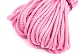 Шнур отделочный плетеный, 4 мм*30 м (розовый)