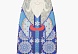Чехол на бутылку "Февраль" 16*37 см, Набор для шитья и вышивания "Матренин посад"