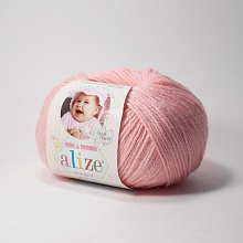 Пряжа "Baby wool" 20%бамбук 40%шерсть 40%акрил 50г/175м  (194, розовый)
