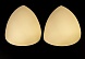 Чашечки А 438 треугольные  пуш-ап (1пара) (80, бежевый)