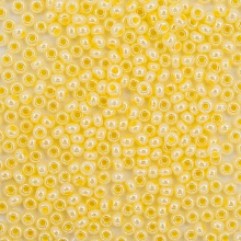 Бисер Preciosa 10/0 ~5гр  (37186, желтый непрозрачный жемчужный)