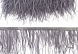 Тесьма из перьев страуса на ленте 10-15 см 42037 (99, т.серый)