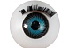 Глаза с ресничками круглые 18мм (уп=10шт) (1, голубой)