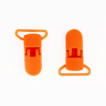 Карабин-застежка пластик 25мм (уп=2шт)   (55, оранжевый)
