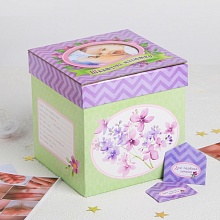 Памятная коробка для новорожденных "Шкатулка малютки", 17 х 17 см