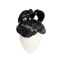 Волосы для кукол QS-5 11-12см (1, черный)
