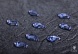 Стразы пришивные (стекло) "STONE" 6*12 (фигурные)    (4, синий)