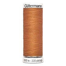 Нить Sew-All 100/200 м для всех материалов, 100% полиэстер Gutermann (612, т.персиковый)