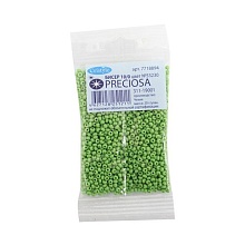  Бисер Preciosa 10/0 20гр (53230, зеленый непрозрачный)