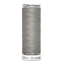 Нить Sew-All 100/200 м для всех материалов, 100% полиэстер Gutermann (495, серо- бежевы...