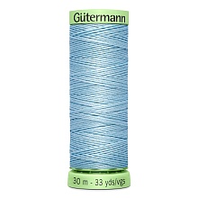 Нитки "Гутерманн" Top Stitch для отстрочки 100% п/э №30 30м (75, гр.голубой)