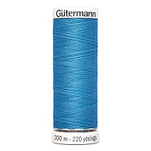 Нить Sew-All 100/200 м для всех материалов, 100% полиэстер Gutermann (278, т.голубой)