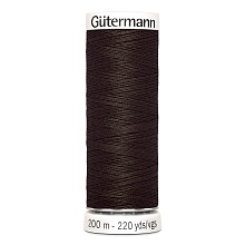 Нить Sew-All 100/200 м для всех материалов, 100% полиэстер Gutermann (769, т.коричневый)