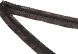 Лента нитепрошивная клеевая усил. с ниткой 12мм  (2, черный)