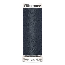 Нить Sew-All 100/200 м для всех материалов, 100% полиэстер Gutermann (95, графит)