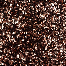 Ткань декоративная пайетки на бархате  (3, коричневый)