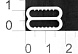 Регулятор для бретелек пластик 15мм (уп=2пары) (1, белый)