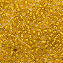 Бисер "Astra&Craft" (стекло) 6/0 крупный (уп=15гр)   (30, желтый)