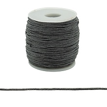 Шнур вощеный 1мм (С301, т.серый)
