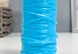 Пряжа "Для вязания мочалок" 100% полипропилен 300м/75±10 гр в форме цилиндра (голубой)
