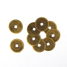 Монетки металл 35 мм (уп. 10 шт)  (бронза)