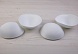 Чашечки круглые (1 пара)  (34, белый)
