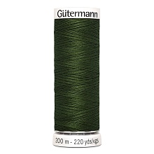 Нить Sew-All 100/200 м для всех материалов, 100% полиэстер Gutermann (597, болото)