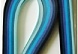 Бумага для квиллинга "Рукоделие" 120 полос/упак. 3мм ширина (QP0312006 синие тона)