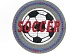 Термоаппликация 'Эмблема 'Soccer', 5.8см, Hobby&Pro