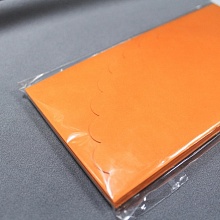 Основа для подарочного конверта №1 комлпект 3шт (008, оранжевый)