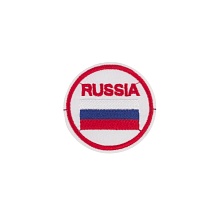 Термоаппликация Круг Россия 
