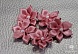 Цветы пришивные розочка атласная с бусинкой  (уп=5шт)    (3, гр.розовый)