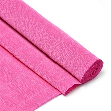 Бумага гофрированная Италия 50см х 2,5м 180г/м2  (550, пастельно-розовый)