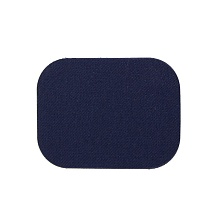 Термозаплатка (ткань) прямоугольник 57х67мм (т.синий2)