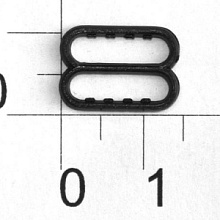 Регулятор для бретелек пластик 12мм (уп=2пары) (2, прозрачный)